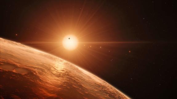 Solo uno de los siete exoplanetas de Trappist-1 podría albergar vida