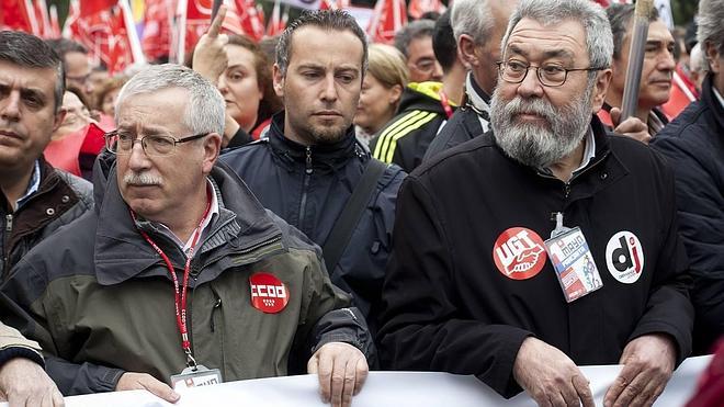 Toxo y Méndez traen a Bilbao su celebración del Primero de Mayo