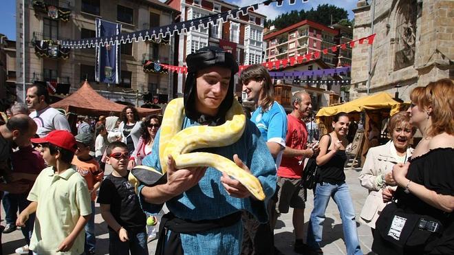 La feria de abril, folklore en Portugalete y combates medievales