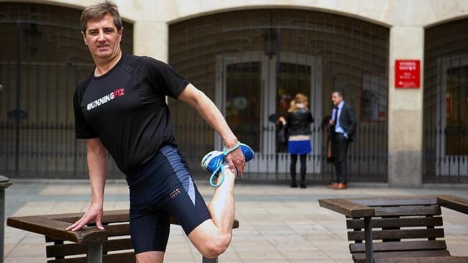 Dos historias de superación ante la maratón de Vitoria