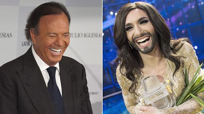 Julio Iglesias, fan de Conchita: "Es una supercantante"
