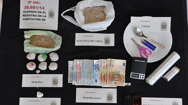 Arrestado un traficante en Bilbao con medio kilo de heroína