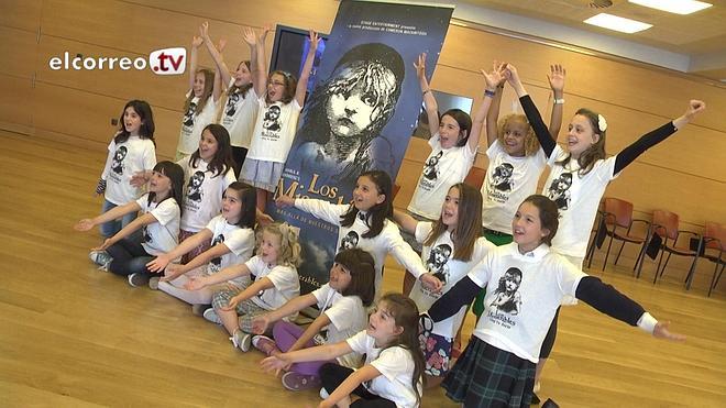 Cien niñas vizcaínas quieren cantar en 'Los Miserables'