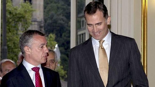 Urkullu asistirá a la proclamación de Felipe VI por "responsabilidad institucional"