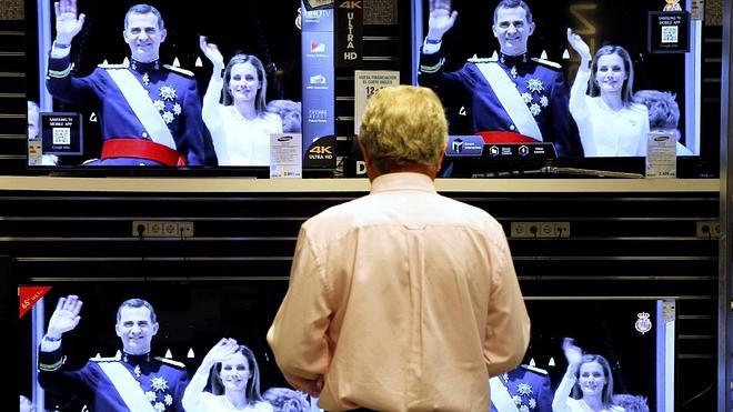 La proclamación de Felipe VI acaparó el 84,3% de la audiencia