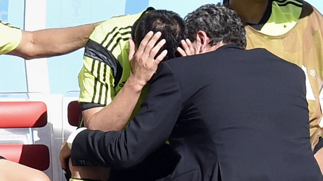 Villa, desolado tras su cambio ante Australia