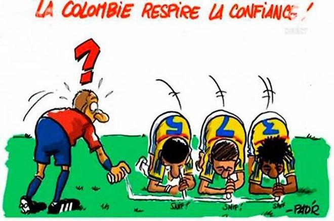 Copa del Mundo 2014: La caricatura que ofende a Colombia