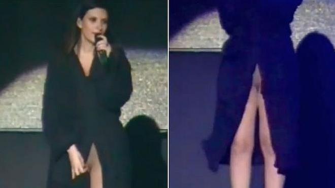 Se fue, se fue... la ropa interior del cuerpo de Laura Pausini
