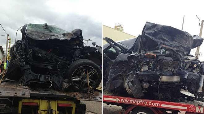 Dos muertos en un accidente en Palencia causado por un coche que entró a la autopista en sentido contrario