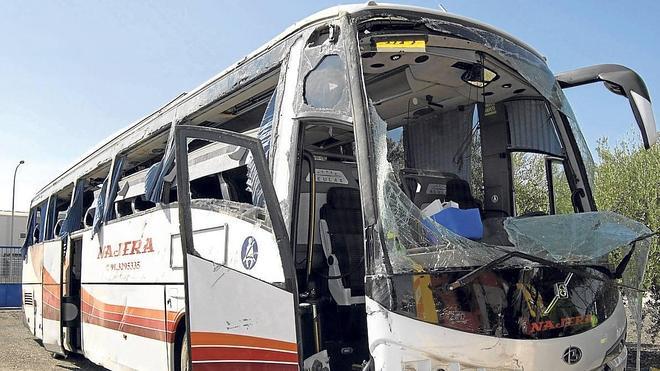 47 heridos en un autobús, la mayoría sin cinturón