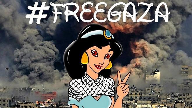 Las princesas Disney, contra la masacre en Gaza