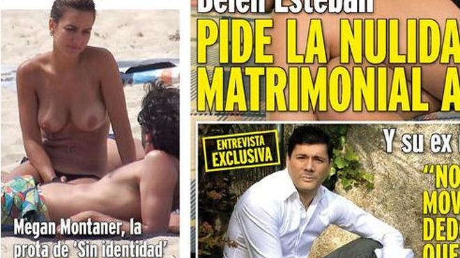Megan Montaner y su 'top less', al descubierto