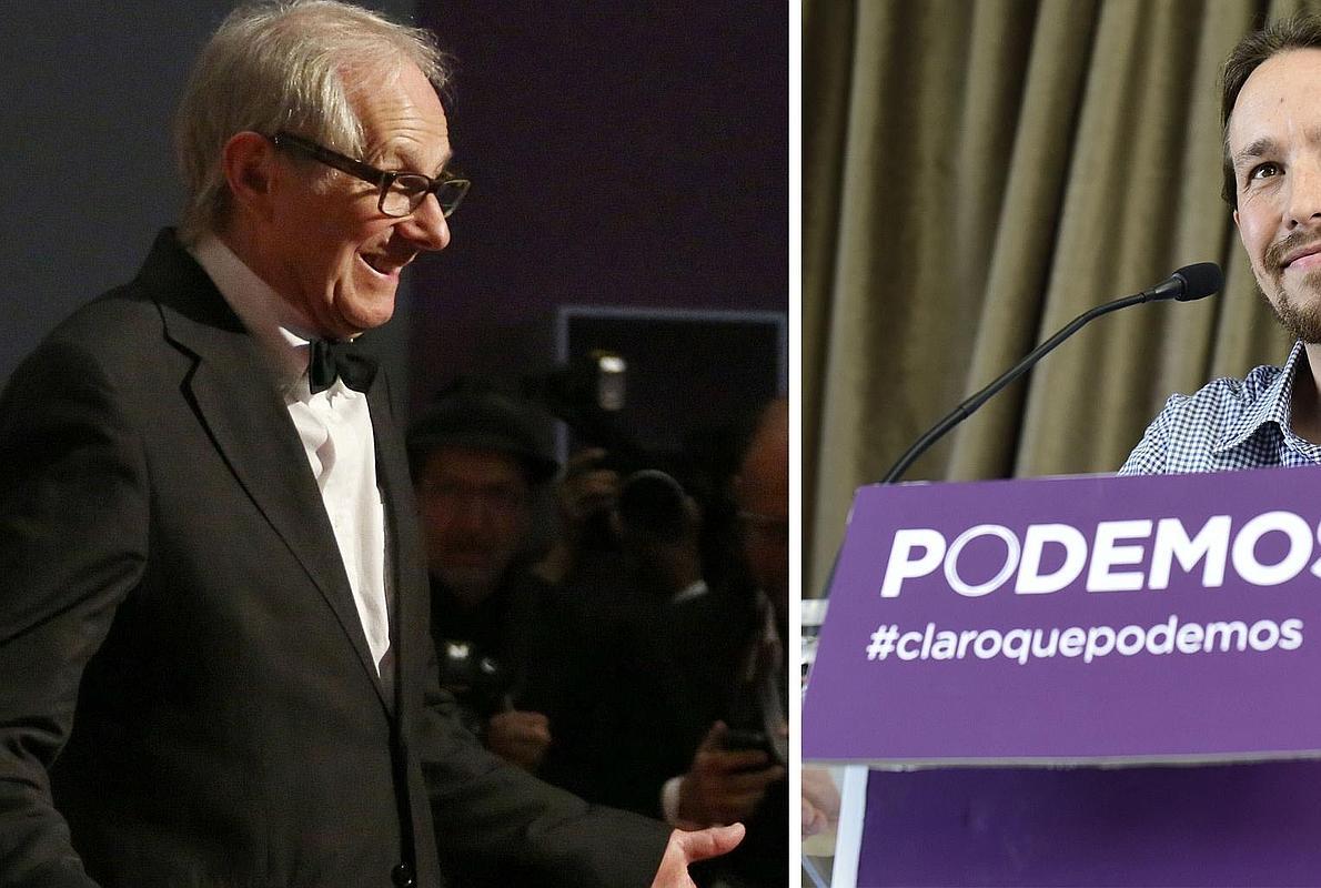 El director de cine Ken Loach, el último padrino de Podemos