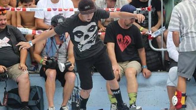 Espectáculo 'skater' en Getxo