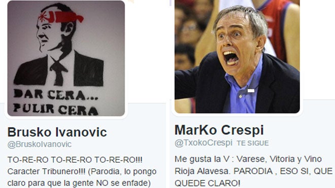 Moroto, TxokoCrespi y otros fakes vitorianos que animan twitter