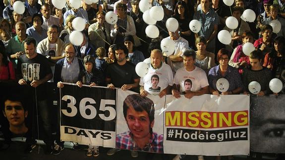 Rajoy recibe hoy a los padres de Hodei Egiluz, que le pedirán ayuda para localizarle