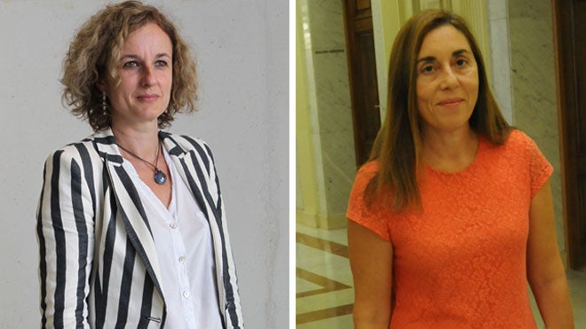 Cristina González y Maite Berrocal, candidatas del PSE en Álava y Vitoria