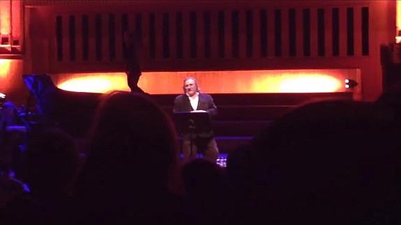 Gerard Depardieu, "completamente borracho" en un acto conmemorativo de la I Guerra Mundial