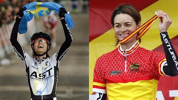 Multada por celebrar con la bandera de Asturias su título nacional de ciclocross