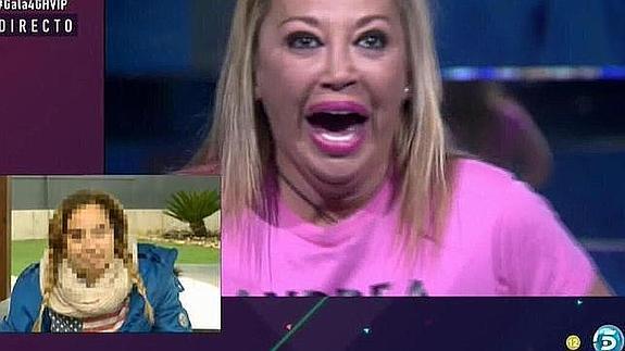 Belén Esteban enloquece al ver a su hija Andreita