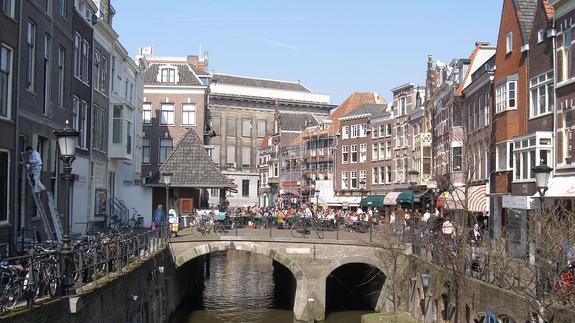 Los ciclistas, dioses intocables en Utrecht