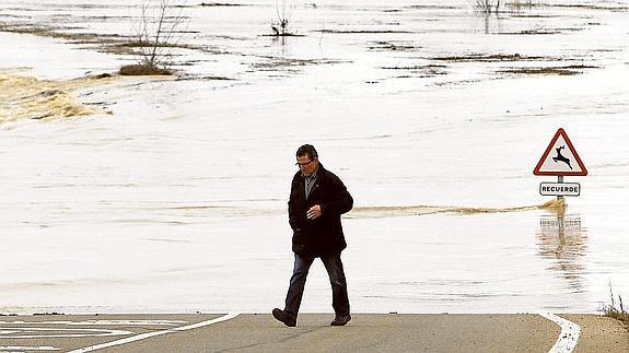 La crecida del Ebro pone Zaragoza en "alerta máxima"