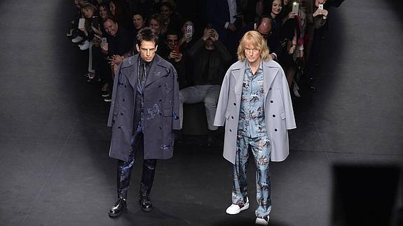 Ben Stiller y Owen Wilson desfilan en Valentino con sus personajes de 'Zoolander'