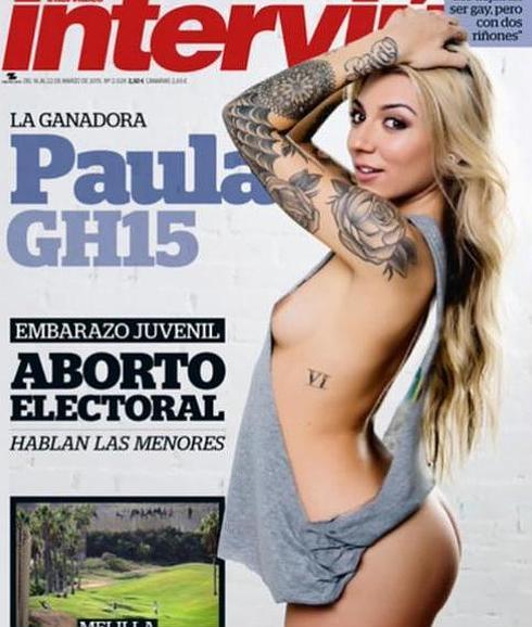 Paula, la ganadora de GH 15, posa ligerita de ropa en Interviú
