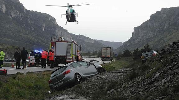 El tramo de autopista más peligroso de España vuelve a estar en Álava