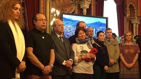 Homenaje a Iñigo Cabacas en el Ayuntamiento de Bilbao