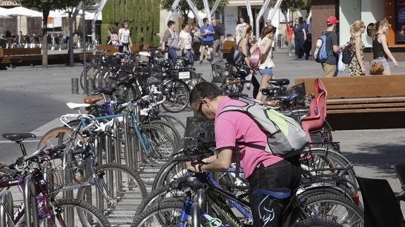 Vitoria lidera el pelotón de las bicis