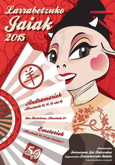 Programa de fiestas de Larrabetzu: Andra Mari 2015