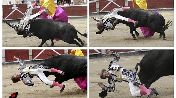 'El Cordobés', cogido por su primer toro en San Sebastián de los Reyes