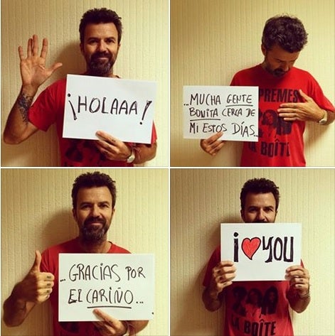 El emotivo mensaje de Pau Donés para agradecer el cariño de la gente