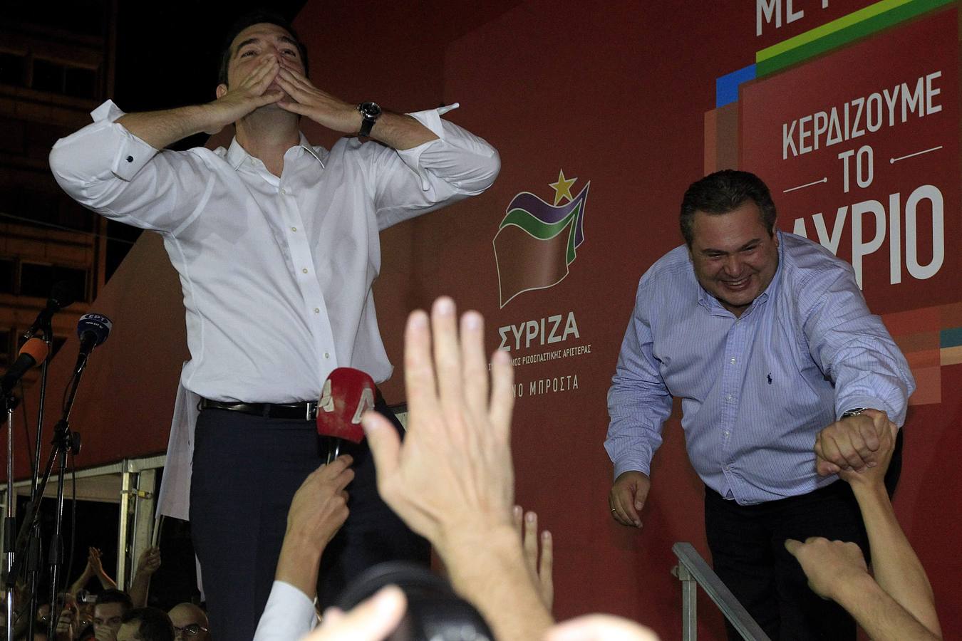 Tsipras anuncia ya un Gobierno con sus antiguos socios de derecha tras ganar las elecciones