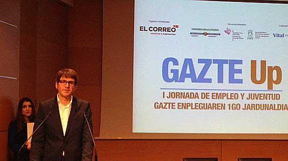 Vitoria acoge hoy Gazte Up, el empleo juvenil a debate