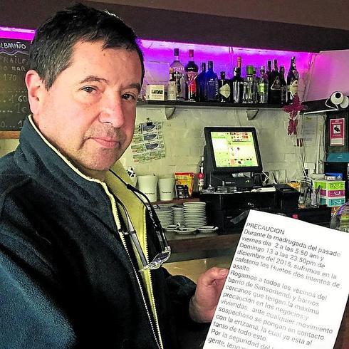 Alerta en Sansomendi tras dos intentos frustrados de asaltar un bar en el barrio