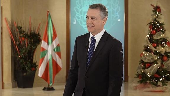 Urkullu aboga por avanzar en el autogobierno en 2016 «desde el acuerdo»