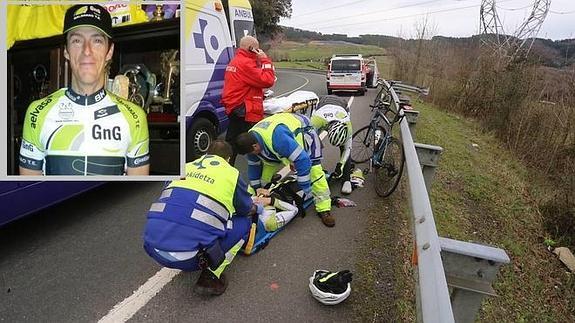 El ciclista arrollado en Larrabetzu: «El conductor confesó que había bebido en cuanto bajó del coche»