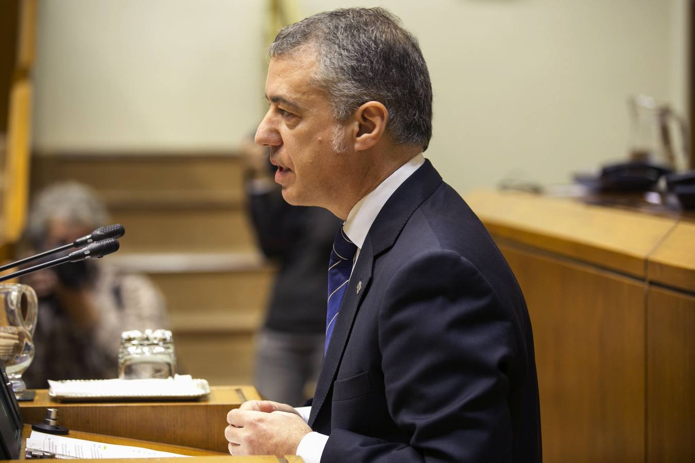 Urkullu dice que la competencia vasca de la Seguridad Social es «irrenunciable»