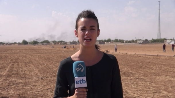 «Europa debe mostrar su humanidad», dice la periodista de ETB ya libre tras ser detenida ayer en Macedonia