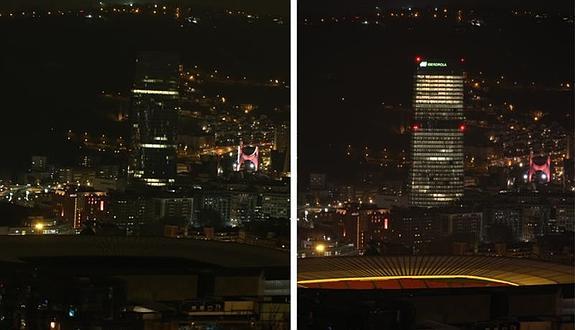 Bilbao se apaga para sumarse a 'La hora del planeta'