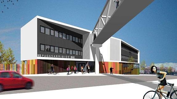 Lakua invierte 5 millones para construir el nuevo edificio del instituto Pagasarribide de Bilbao