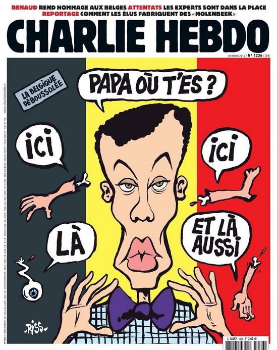 Charlie Hebdo eleva la provocación tras los atentados de Bruselas