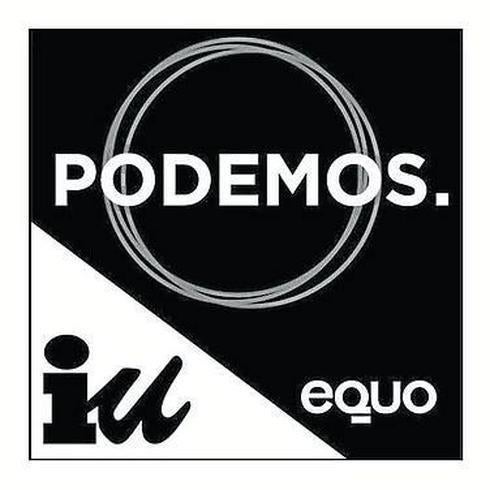 Podemos deja a IU en un segundo lugar en el logotipo para el 26-J