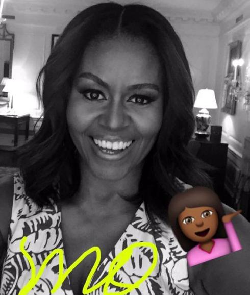 Michelle Obama estrena Snapchat