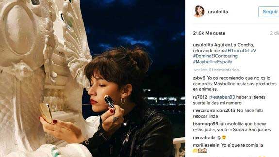 Úrsula Corberó, una turista más en San Sebastián