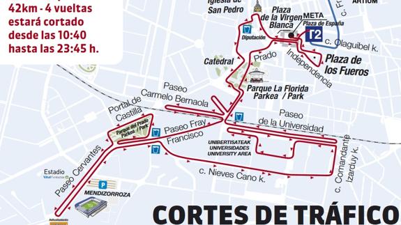 El Triatlón de Vitoria obliga a cortar una veintena de calles este domingo