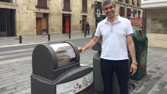 Doce nuevos puntos para el reciclaje alterno en el Casco Medieval de Vitoria