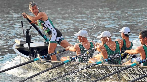 Hondarribia maneja los tiempos de la crono como nadie